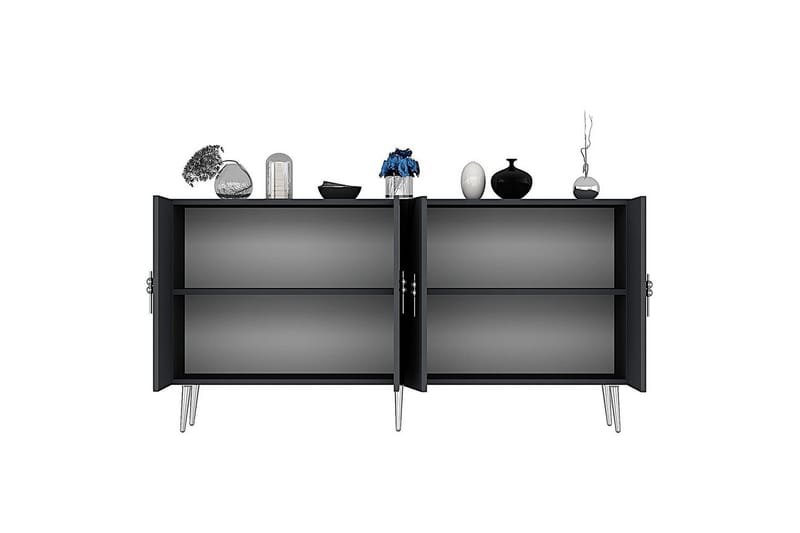 Zoman Konsollbord 150 cm - Silver/Antracit - Möbler - Bord & matgrupp - Avlastningsbord & sidobord - Konsolbord & hallbord
