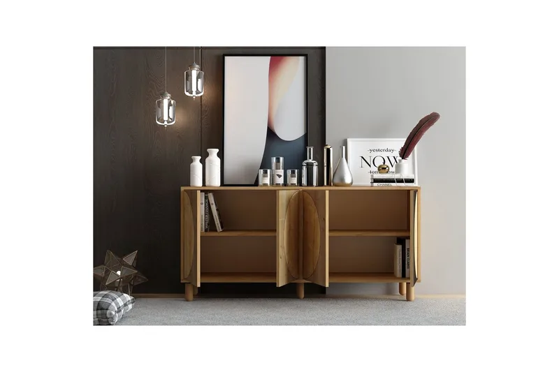 Zyric Konsollbord 150 cm - Ek - Möbler - Bord & matgrupp - Avlastningsbord & sidobord - Konsolbord & hallbord