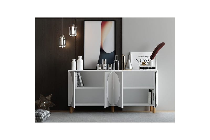 Zyric Konsollbord 150 cm - Vit - Möbler - Bord & matgrupp - Avlastningsbord & sidobord - Konsolbord & hallbord