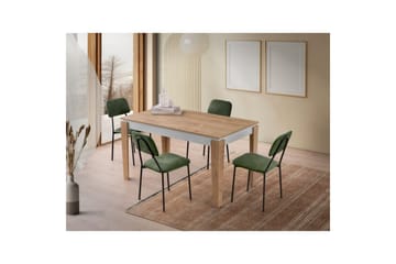Azoula Matbord 140 cm Rektangulär - Ek/Vit - Möbler - Bord & matgrupp - Matbord & köksbord