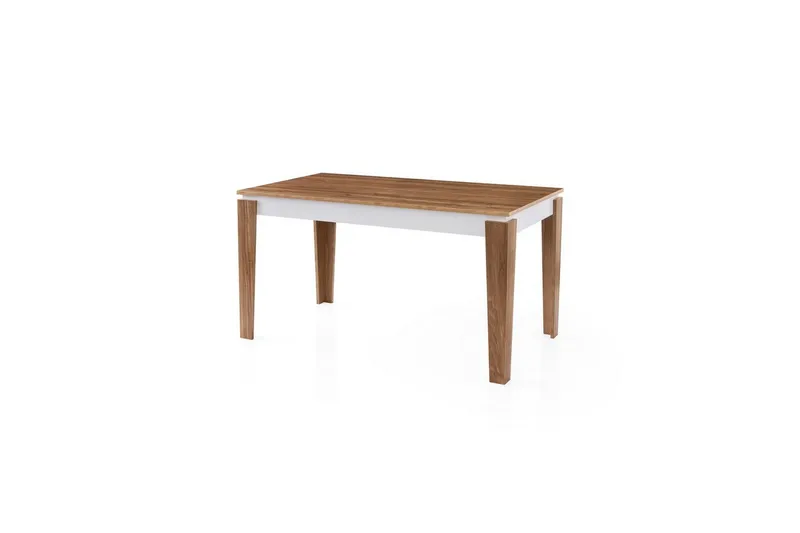 Azoula Matbord 140 cm Rektangulär, Valnöt/Vit