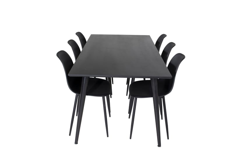 Balisa Matgrupp 180 cm inkl 6 Ypas Stolar - Svart - Möbler - Bord & matgrupp - Matgrupp