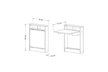 Barbord Bracked 70 cm - Vit marmor - Möbler - Bord & matgrupp - Barbord & ståbord