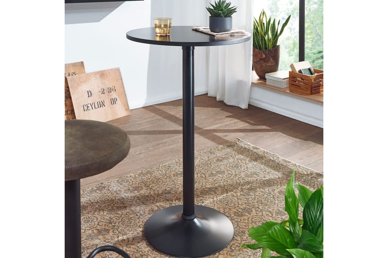 Barbord Clanton 60 cm Runt - Svart - Möbler - Bord & matgrupp - Barbord & ståbord