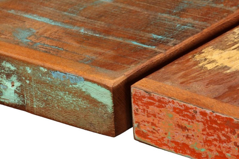 Barbord massivt återvunnet trä 150x70x107 cm - Brun - Barbord & ståbord