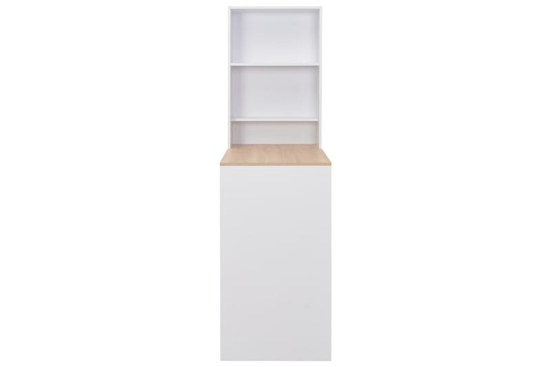 Barbord med skåp vit 115x59x200 cm - Vit - Barbord & ståbord