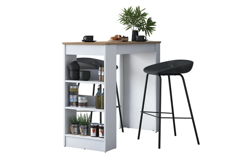 Iwao Barbord 50x120 cm Brun/Vit - Hanah Home - Möbler - Bord & matgrupp - Barbord & ståbord