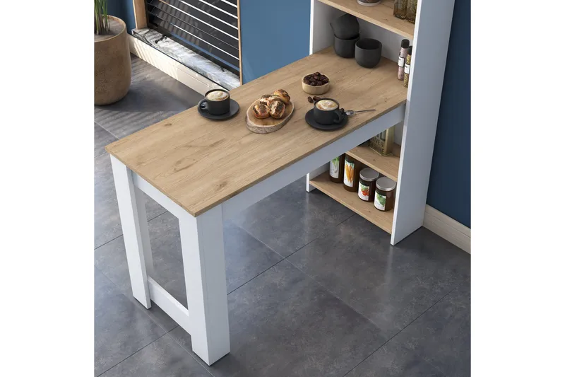 Izhar Barbord 53,8x120 cm Brun/Vit - Hanah Home - Möbler - Bord & matgrupp - Barbord & ståbord