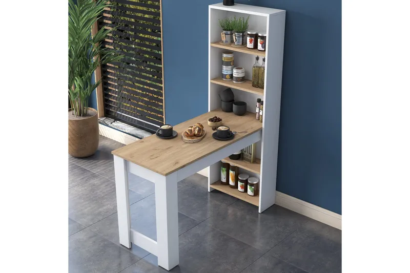 Izhar Barbord 53,8x120 cm Brun/Vit - Hanah Home - Möbler - Bord & matgrupp - Barbord & ståbord