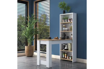 Izhar Barbord 53,8x120 cm Brun/Vit - Hanah Home - Möbler - Bord & matgrupp - Barbord & ståbord