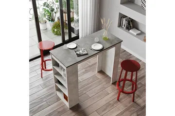 Zambasa Barbord 120 cm - Grå/Natur - Möbler - Bord & matgrupp - Barbord & ståbord