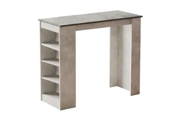 Zambasa Barbord 120 cm - Grå/Natur - Möbler - Bord & matgrupp - Barbord & ståbord