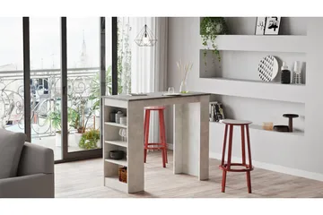 Zambasa Barbord 120 cm - Grå/Natur - Möbler - Bord & matgrupp - Barbord & ståbord