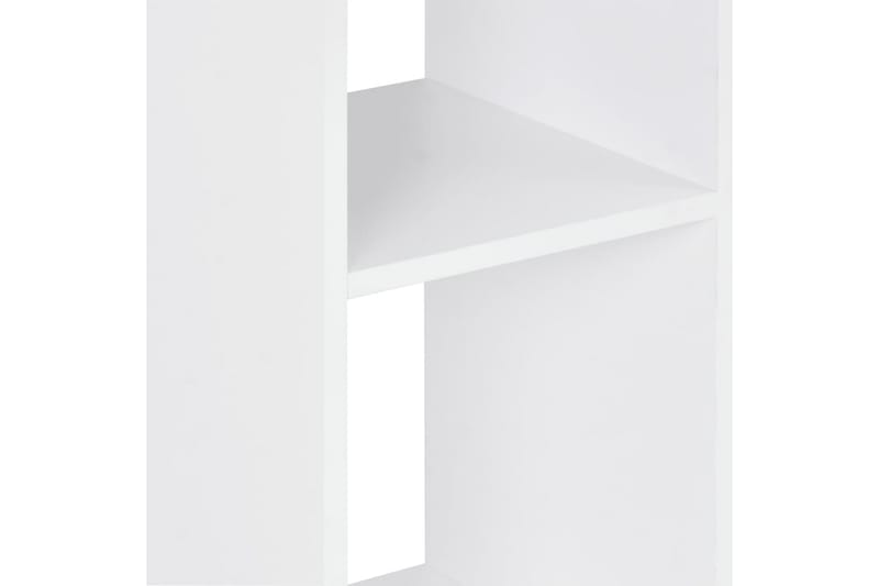 Barbord vit och antracit 60x60x110 cm - Vit - Barbord & ståbord
