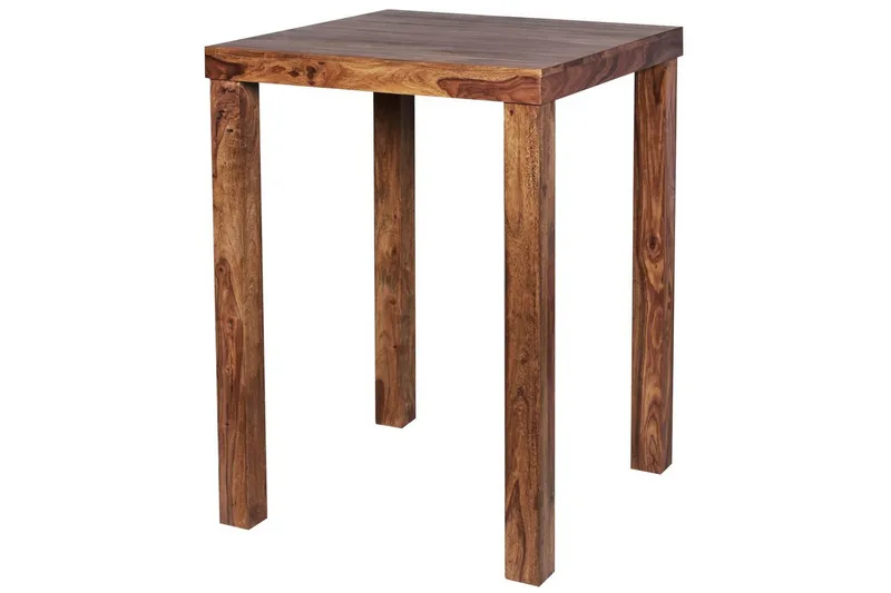 Barbord Wohnling Stabilt Massivt Trä Sheesham 80 x 80 x 110 cm