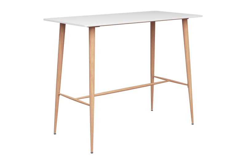 Bargrupp 5 delar vit och svart - Vit - Barbord & ståbord