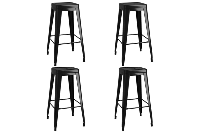 Bargrupp 5 delar vit och svart - Vit - Barbord & ståbord