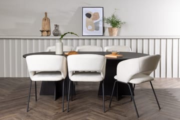 Bariso Matbord 230x115x75 cm Oval med 6 Day Matstol - Möbler - Bord & matgrupp - Matgrupp