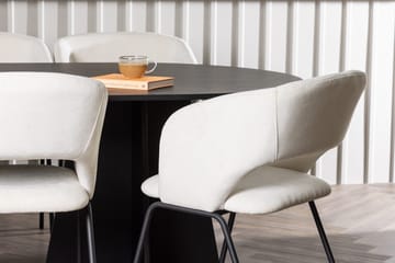 Bariso Matbord 230x115x75 cm Oval med 6 Day Matstol - Möbler - Bord & matgrupp - Matgrupp