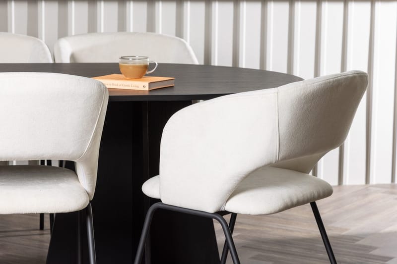 Bariso Matbord 230x115x75 cm Oval med 6 Day Matstol - Möbler - Bord & matgrupp - Matgrupp