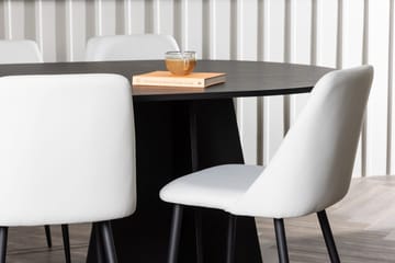 Bariso Matbord 230x115x75 cm Oval med 6 Night Matstol - Möbler - Bord & matgrupp - Matgrupp