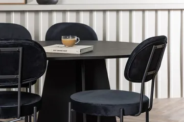 Bariso Matbord 230x115x75 cm Oval med 6 Stella Matstol - Möbler - Bord & matgrupp - Matgrupp