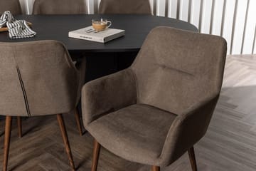 Bariso Matbord 230x115x75 cm Oval med 6 Tomorrow Karmstol - Möbler - Bord & matgrupp - Matgrupp