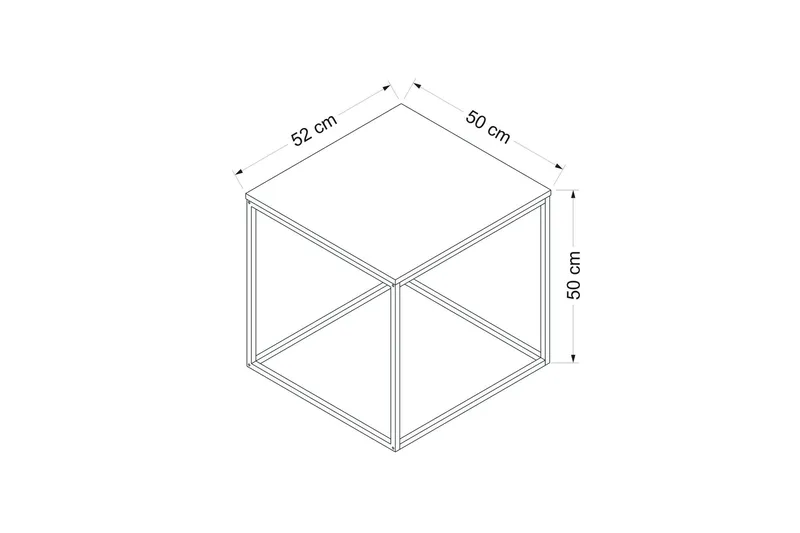 Basak Soffbord 52 cm - Antracit - Möbler - Bord & matgrupp - Soffbord