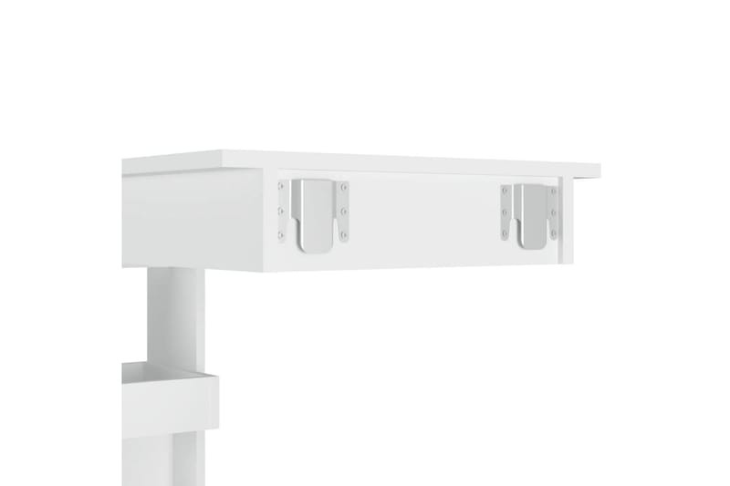 beBasic Barbord väggmonterat vit 102x45x103,5 cm konstruerat trä - White - Barbord & ståbord