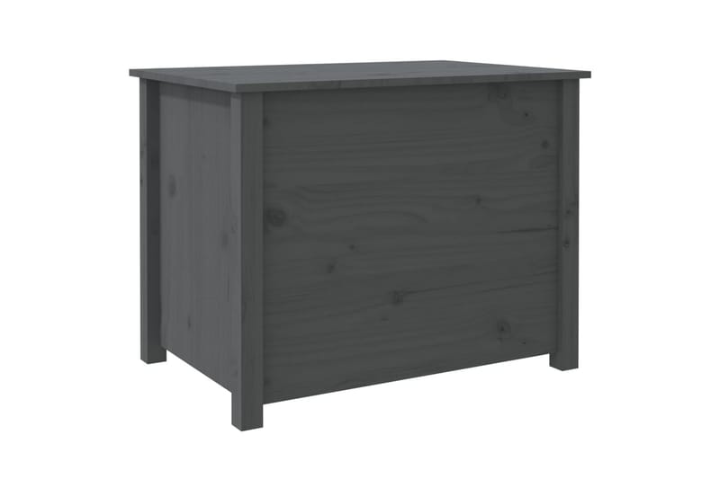 beBasic Soffbord grå 71x49x55 cm massiv furu - Grey - Soffbord