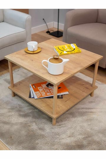 Belvo Soffbord 60x42,5x60 cm - Sapphire Oak - Möbler - Bord & matgrupp - Soffbord