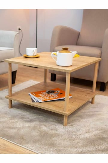 Belvo Soffbord 60x42,5x60 cm - Sapphire Oak - Möbler - Bord & matgrupp - Soffbord