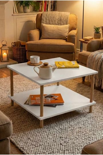 Belvo Soffbord 60x42,5x60 cm - Vit - Möbler - Bord & matgrupp - Soffbord