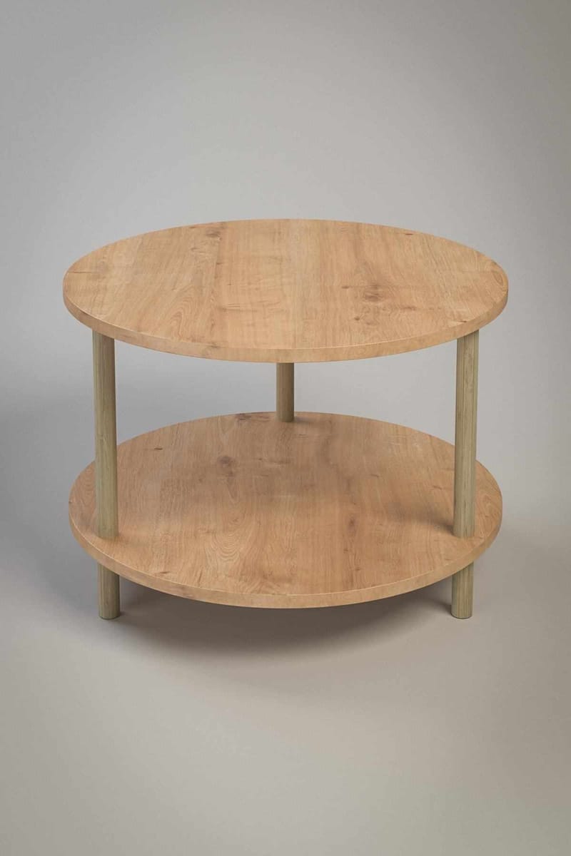 Belvo Soffbord 60x43 cm - Sapphire Oak - Möbler - Bord & matgrupp - Soffbord