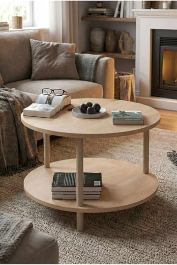 Belvo Soffbord 60x43 cm - Sapphire Oak - Möbler - Bord & matgrupp - Soffbord