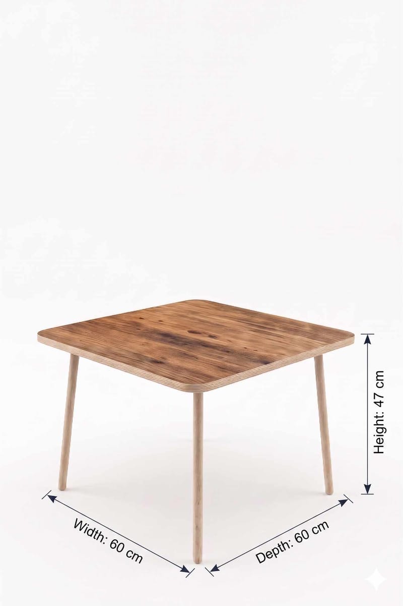 Belvo Soffbord 60x47x60 cm - Furu - Möbler - Bord & matgrupp - Soffbord