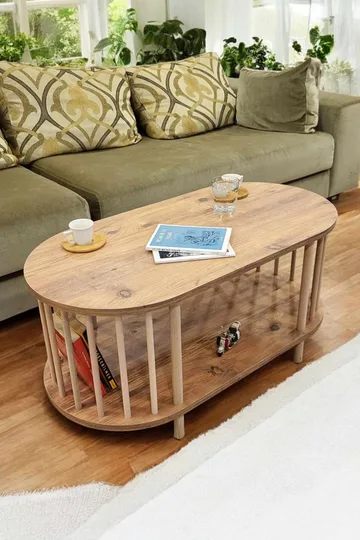 Belvo Soffbord 90x43x45 cm - Furu - Möbler - Bord & matgrupp - Soffbord