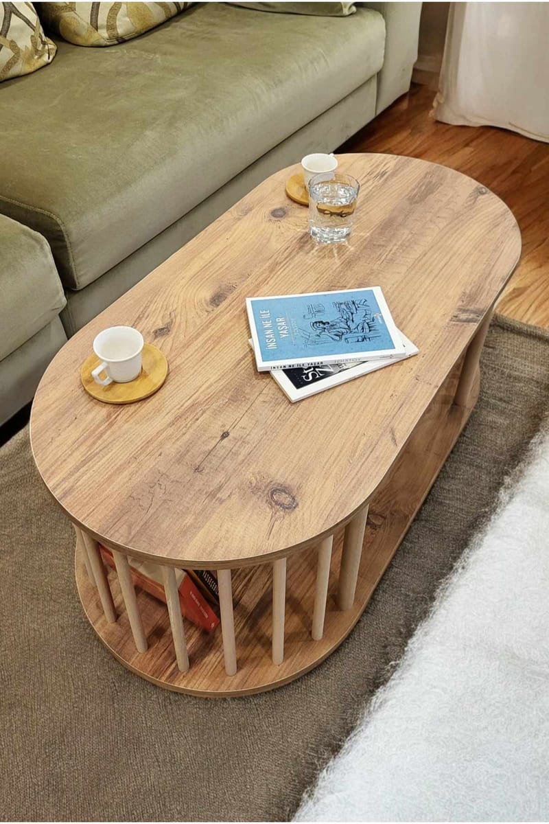Belvo Soffbord 90x43x45 cm - Furu - Möbler - Bord & matgrupp - Soffbord