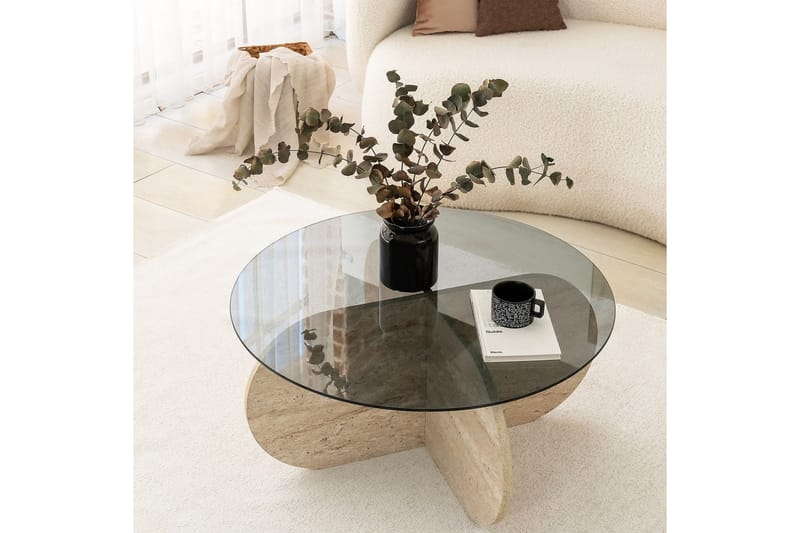 Bengul Soffbord 75 cm - Beige - Möbler - Bord & matgrupp - Soffbord