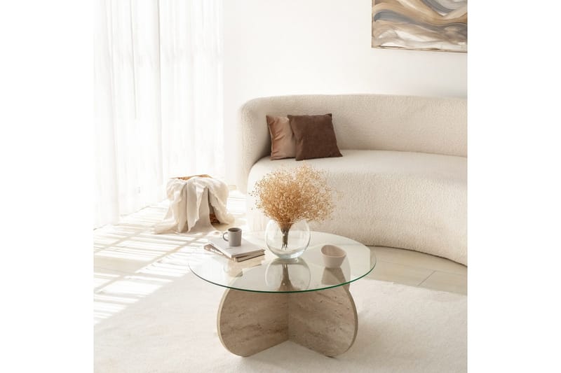 Bengul Soffbord 75 cm - Beige - Möbler - Bord & matgrupp - Soffbord