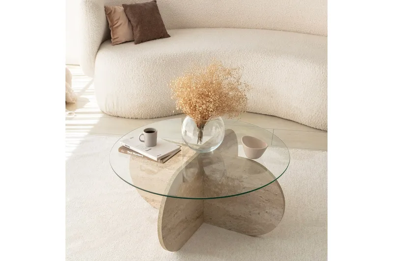 Bengul Soffbord 75 cm - Beige - Möbler - Bord & matgrupp - Soffbord