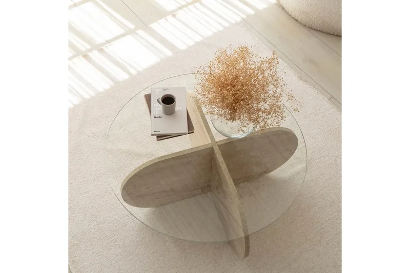 Bengul Soffbord 75 cm - Beige - Möbler - Bord & matgrupp - Soffbord