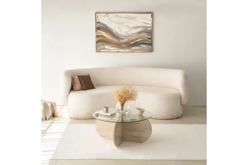 Bengul Soffbord 75 cm - Beige - Möbler - Bord & matgrupp - Soffbord