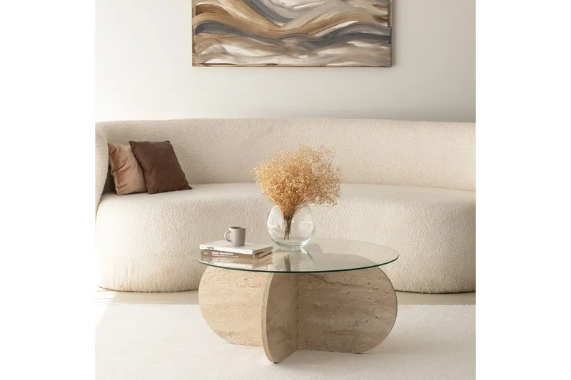 Bengul Soffbord 75 cm - Beige - Möbler - Bord & matgrupp - Soffbord