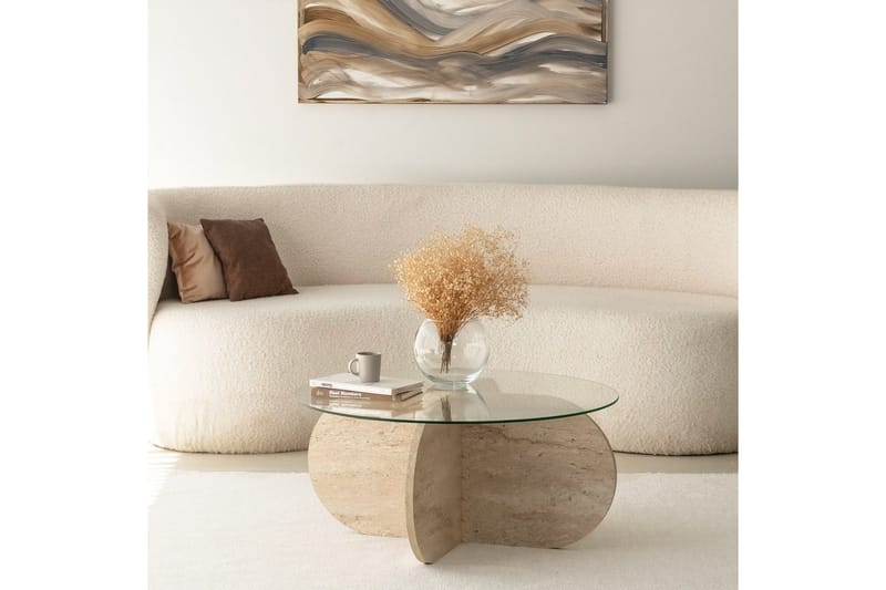 Bengul Soffbord 75 cm - Beige - Möbler - Bord & matgrupp - Soffbord