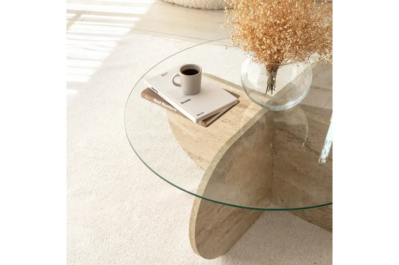 Bengul Soffbord 75 cm - Beige - Möbler - Bord & matgrupp - Soffbord