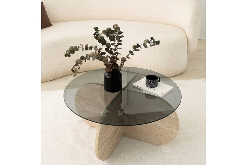 Bengul Soffbord 75 cm - Beige - Möbler - Bord & matgrupp - Soffbord