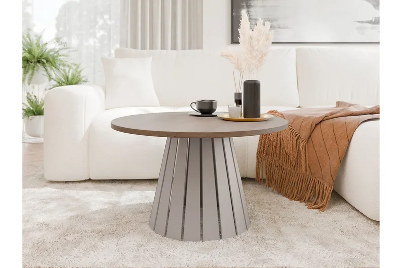 Berber Soffbord 75 cm - Beige/Brun - Möbler - Bord & matgrupp - Soffbord