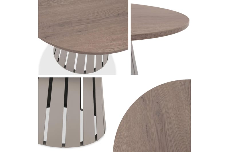 Berber Soffbord 75 cm - Beige/Vit - Möbler - Bord & matgrupp - Soffbord