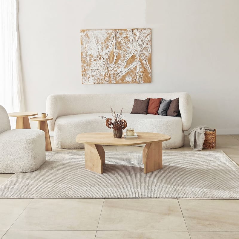Berriaren Soffbord 100 cm - Sapphire oak - Möbler - Bord & matgrupp - Soffbord